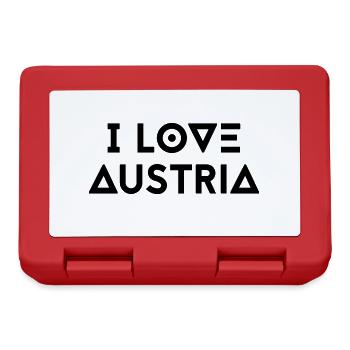 I LOVE AUSTRIA - Lunchbox - red - Front