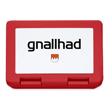 gnallhad - Lunchbox - red - Front