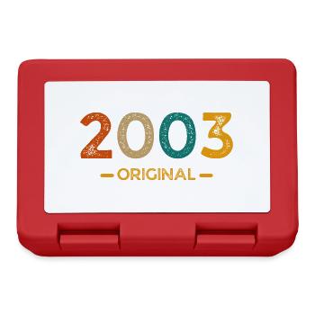 2003 Original - Brotdose - Rot - Vorne