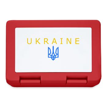 Ukraine - Boîte à goûter - rouge - Devant