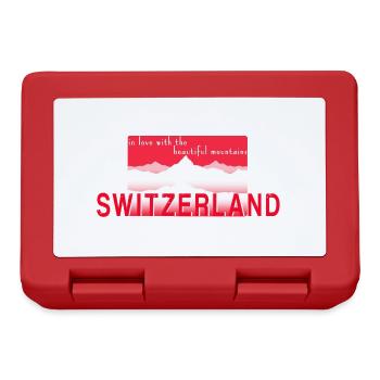 Suisse - Boîte à goûter - rouge - Devant