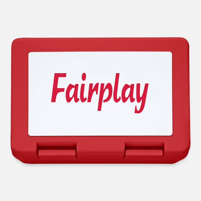 Fair-play - Boîte à goûter - rouge