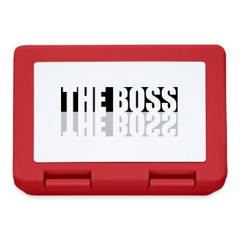 Spiegelung The Boss - Brotdose - Rot - Vorne