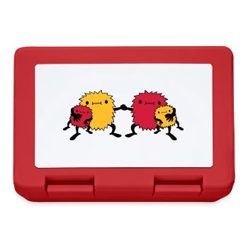 4 Famille Monster - Boîte à goûter - rouge - Devant