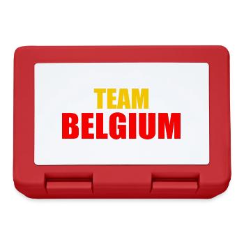 Belgium - Lunchbox - red - Front