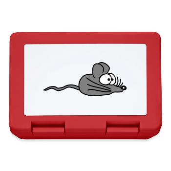 Mouse Mouse Cute Little Rat Rodent Friendly - Lunchbox - red - Front
