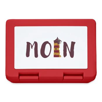 moin - Brotdose - Rot - Vorne