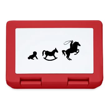 Way to Western Riding - Lunchbox - red - Front