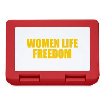 Women life freedom - Brotdose - Rot - Vorne