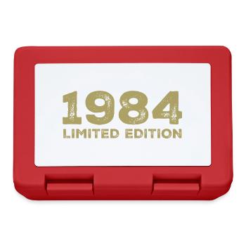 Cadeau D'anniversaire Nées En 1984 Vintage 1984 - Boîte à goûter - rouge - Devant
