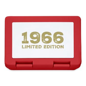 Cadeau D'anniversaire Nées En 1966 Vintage 1966 - Boîte à goûter - rouge - Devant
