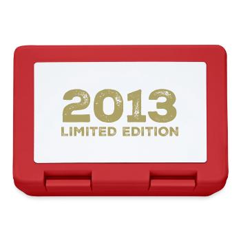 Birthday Gift Born In 2013 Vintage 2013 - Lunchbox - red - Front