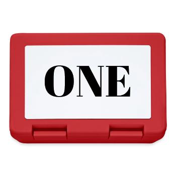 ONE - Lunchbox - red - Front