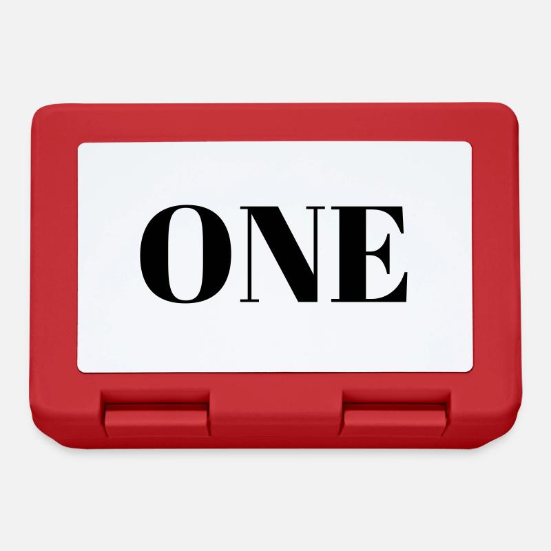 ONE - Lunchbox - red