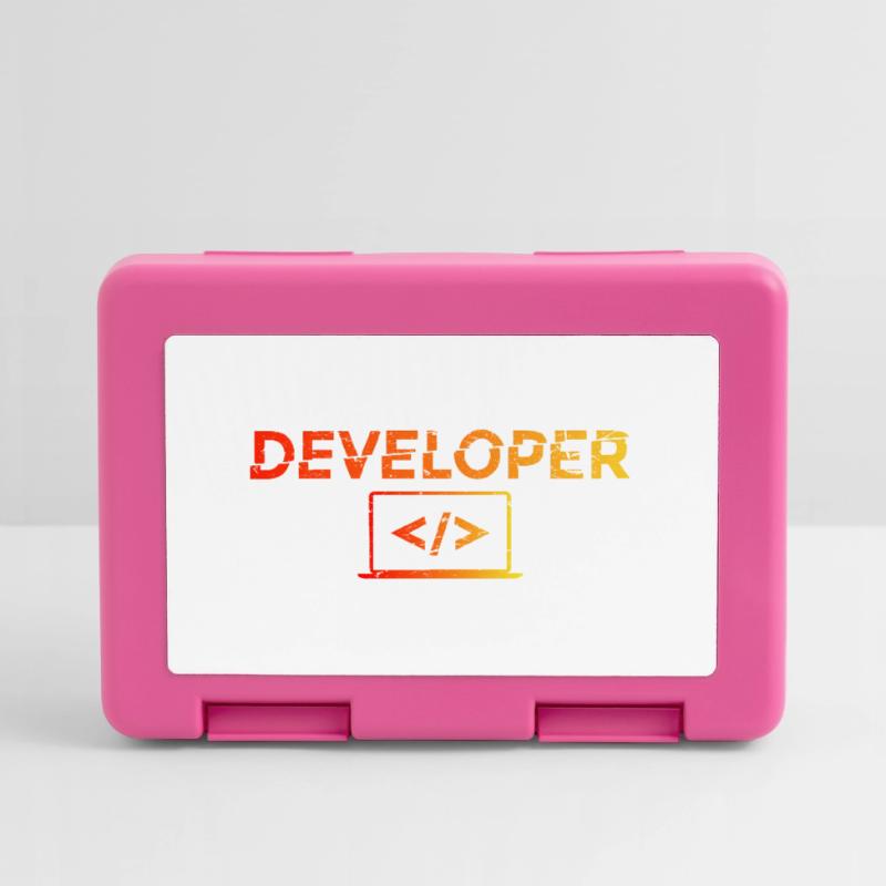 Developer - Informatik IT EDV PC Computer Shirt Lunchbox