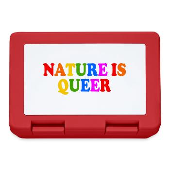 Nature is queer - Brotdose - Rot - Vorne