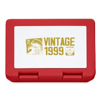 Vintage 1999 Retro Anniversary Gift 1999 - Lunchbox - red - Front