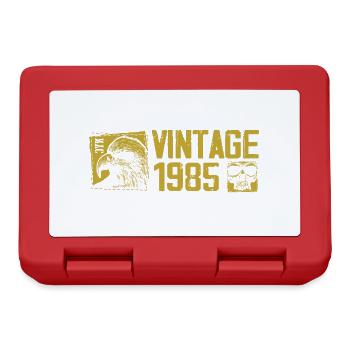Jahrgang 1985 Retro Jubiläumsgeschenk 1985 - Brotdose - Rot - Vorne