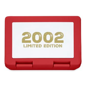 Cadeau D'anniversaire Nées En 2002 Vintage 2002 - Boîte à goûter - rouge - Devant