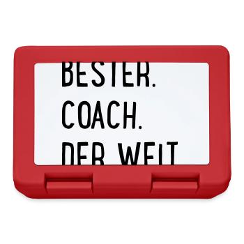 Bester Coach der Welt - Brotdose - Rot - Vorne