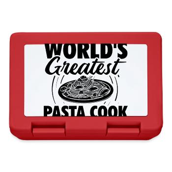 Bester Pasta Koch Der Welt | Italiener Geschenke - Brotdose - Rot - Vorne