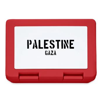 Gaza - Palestine - Ramala - Palestine palestinian - Lunchbox - red - Front