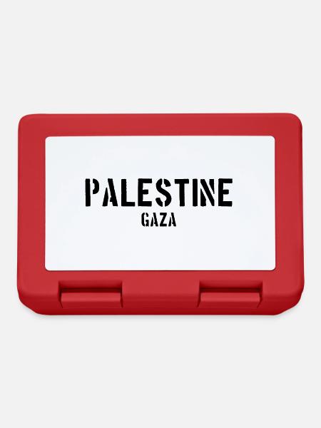 Gaza - Palestine - Ramala - Palestina palestinian - Boîte à goûter - rouge
