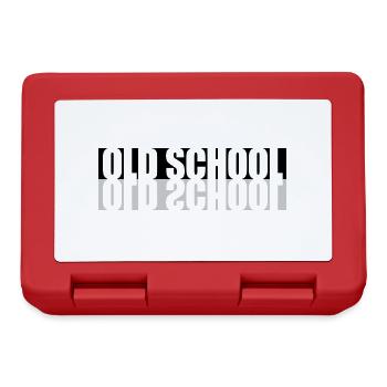 Mirrored Old School - Lunchbox - red - Front
