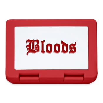 Bloods Hip Hop Gangster - Brotdose - Rot - Vorne