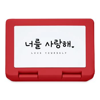 Love yourself - Korean Pop - K-Pop - Lunchbox - red - Front