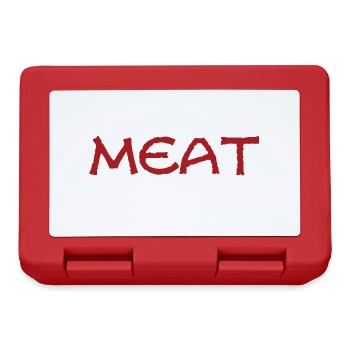 MEAT what else gift - Lunchbox - red - Front