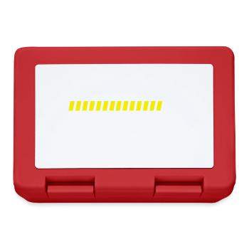 loading ladebalken symbol - Brotdose - Rot - Vorne