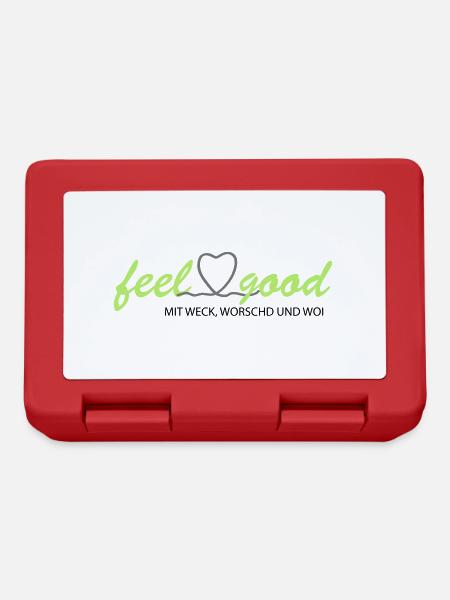 feelgood inderpfalz GRÜN WWW - Brotdose - Rot