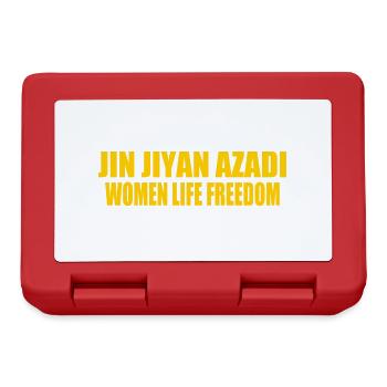 jin jiyan azadi women life freedom - Boîte à goûter - rouge - Devant