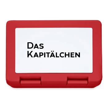 Das Kapitälchen - Brotdose - Rot - Vorne
