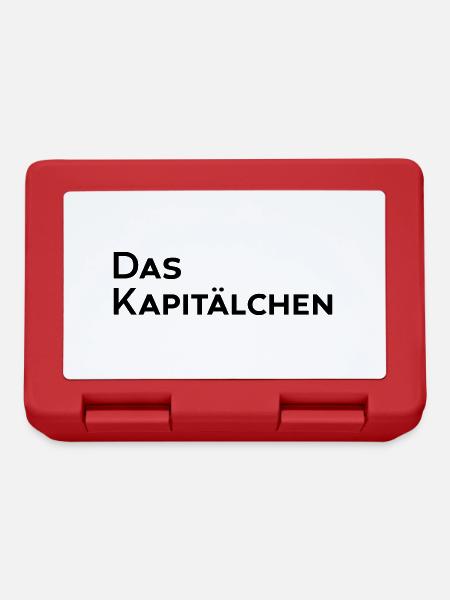 Das Kapitälchen - Brotdose - Rot