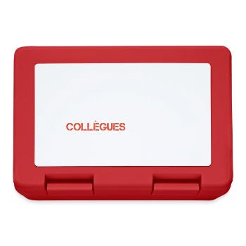 Cadeau depart collegue de travail humour Homme - Boîte à goûter - rouge - Devant