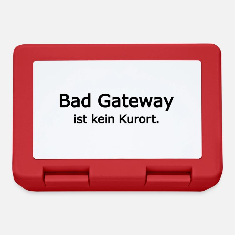 Bad Gateway ist kein Kurort - Brotdose - Rot