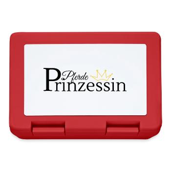 Prinzessin 1 - Brotdose - Rot - Vorne