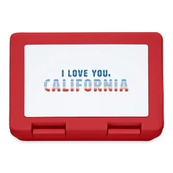 I Love You, California - Brotdose - Rot - Vorne