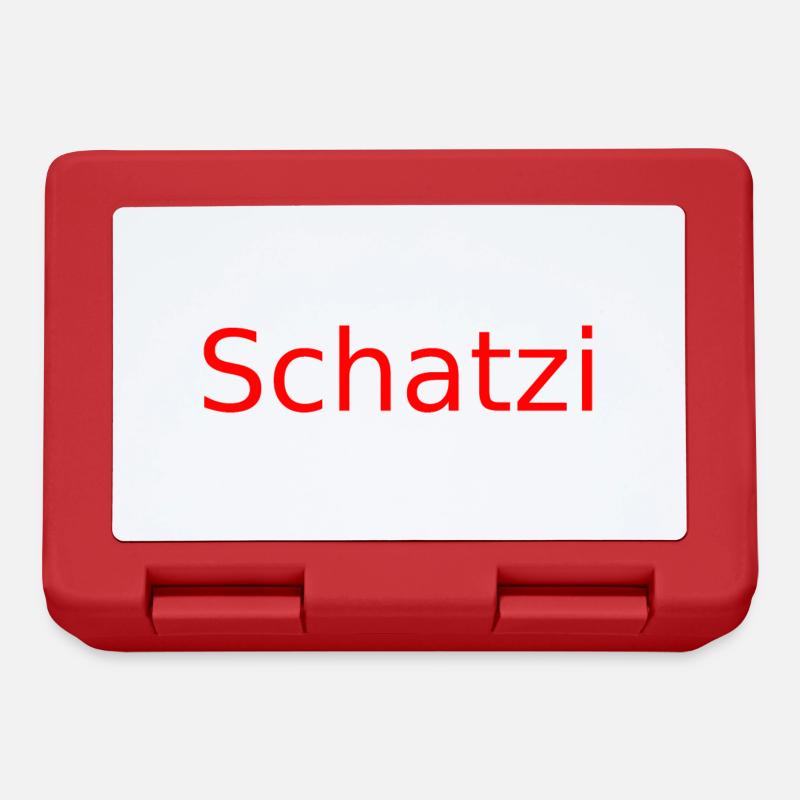 Schatzi ror - Brotdose - Rot