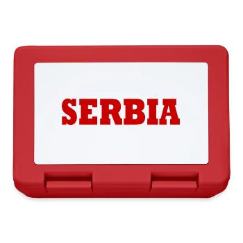 Serbie - Boîte à goûter - rouge - Devant