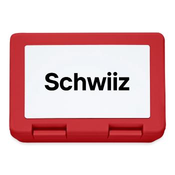 Schweiz - Brotdose - Rot - Vorne