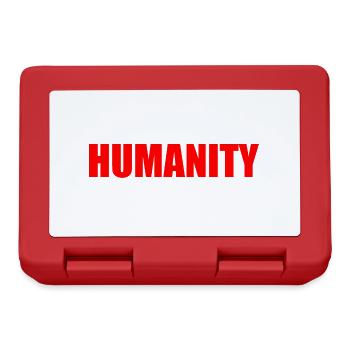 Humanity - Lunchbox - red - Front