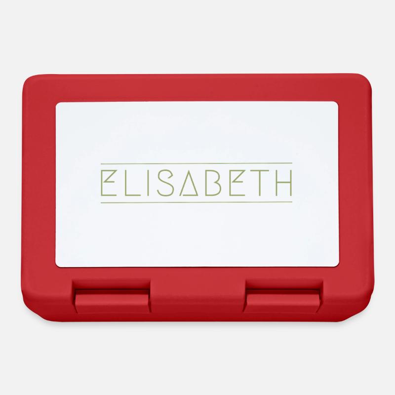 Elisabeth spacig - Brotdose - Rot