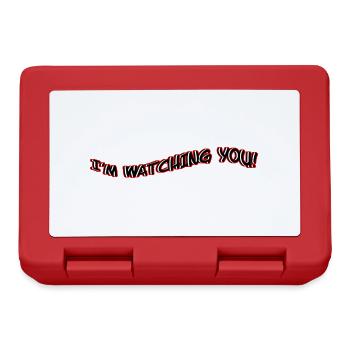 I'm Watching You! - Lunchbox - red - Front