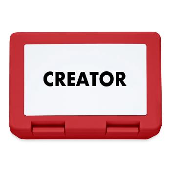 Creator - Boîte à goûter - rouge - Devant