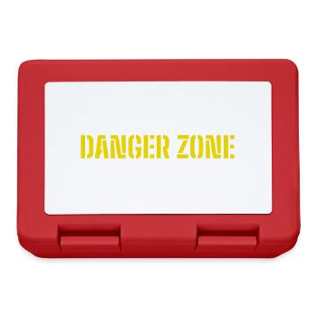 DANGER ZONE - Lunchbox - red - Front