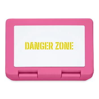 DANGER ZONE - Lunchbox - pink - Front