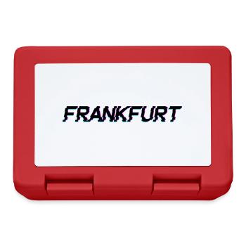 Frankfurt - Brotdose - Rot - Vorne